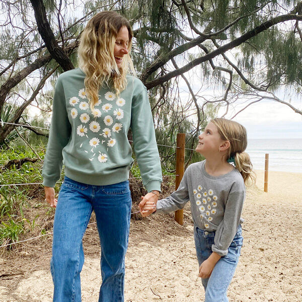 Painted Daisies - Kids Longsleeve Tee Painted Daisies - Kids Longsleeve Tee Thumbnail